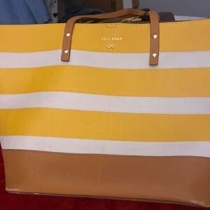 Cole Haan tote large bag summery good condition used